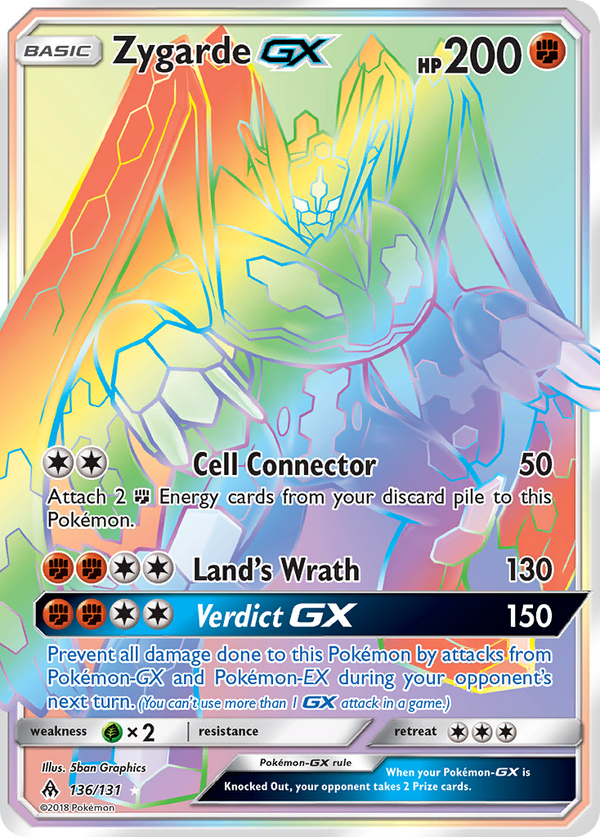 Zygarde GX (136/131) [Sun & Moon: Forbidden Light] - Pokémon