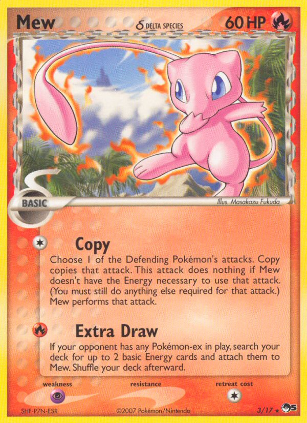 Mew (3/17) (Delta Species) [POP Series 5] - Pokémon
