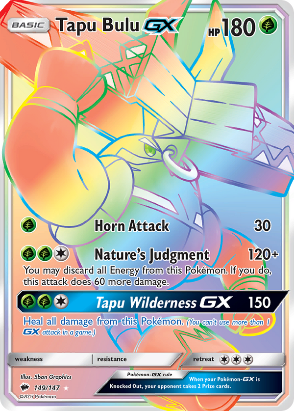 Tapu Bulu GX (149/147) [Sun & Moon: Burning Shadows] - Pokémon