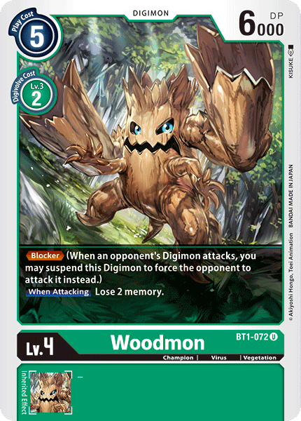 Woodmon [BT1-072] [Release Booster Ver.1.0]