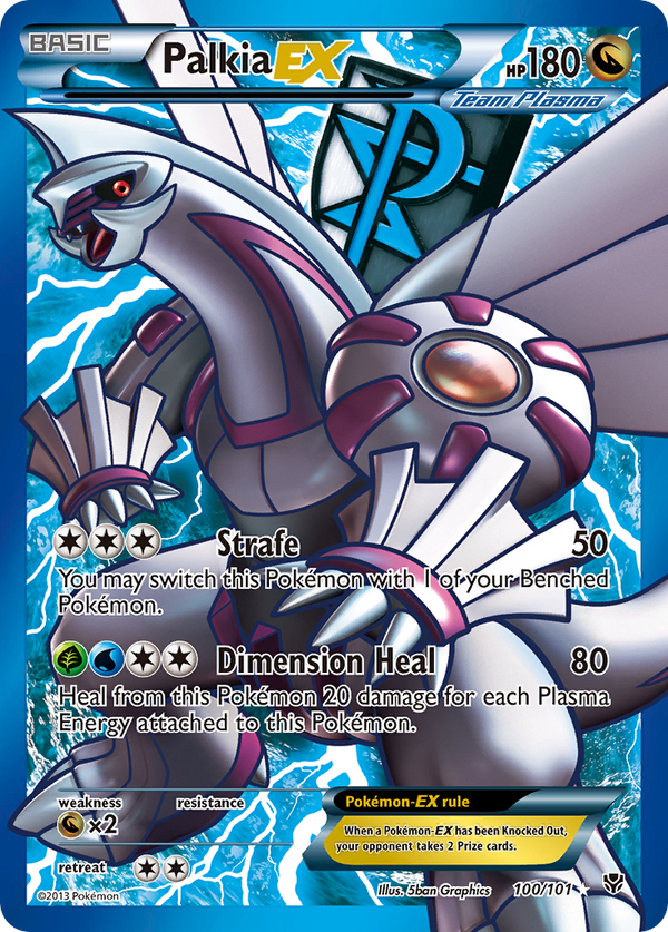 Palkia EX (100/101) [Black & White: Plasma Blast] - Pokémon