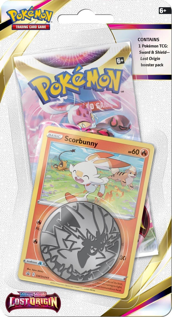 Sword & Shield: Lost Origin - Single Pack Blister (Scorbunny) - Pokémon