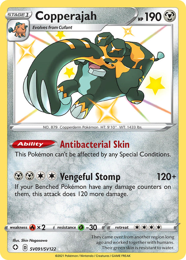 Copperajah (SV091/SV122) [Sword & Shield: Shining Fates] - Pokémon