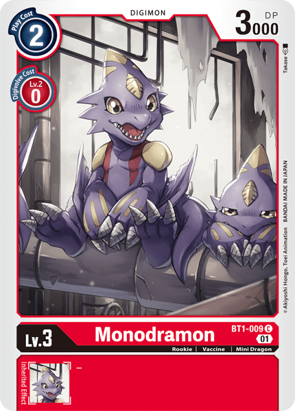 Monodramon [BT1-009] (Alternative Art) [Starter Deck: Gallantmon] - Digimon