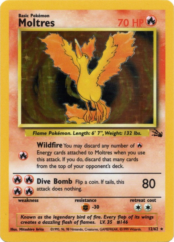Moltres (12/62) [Fossil Unlimited] - Pokémon