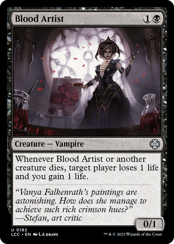 Blood Artist [The Lost Caverns of Ixalan Commander] - Magic: The Gathering