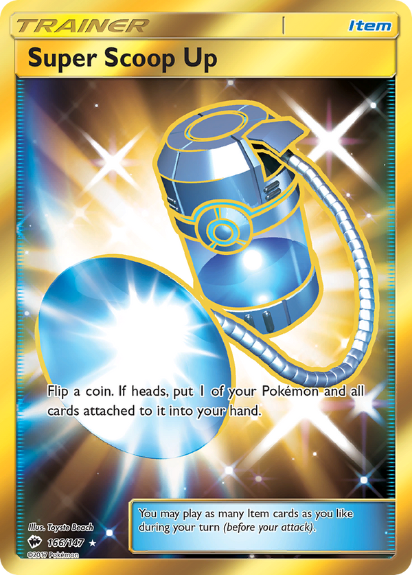 Super Scoop Up (166/147) [Sun & Moon: Burning Shadows] - Pokémon