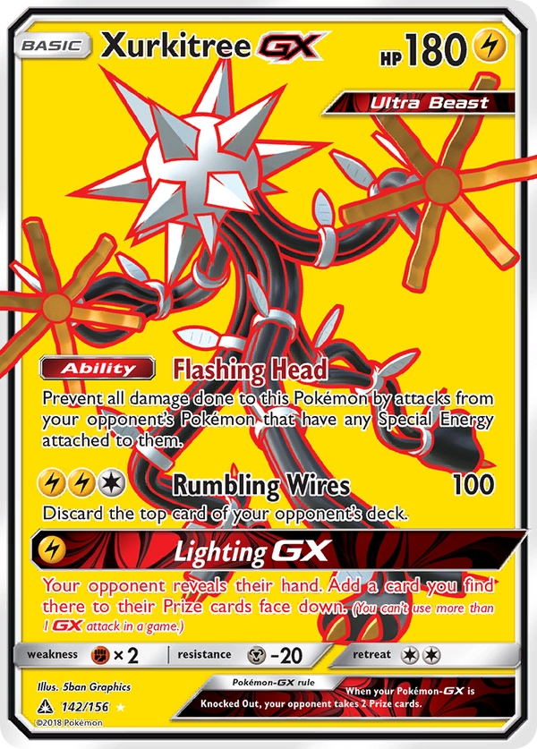 Xurkitree GX (142/156) [Sun & Moon: Ultra Prism] - Pokémon