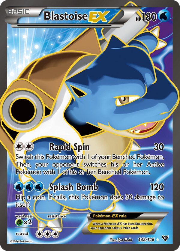 Blastoise EX (142/146) [XY: Base Set] - Pokémon