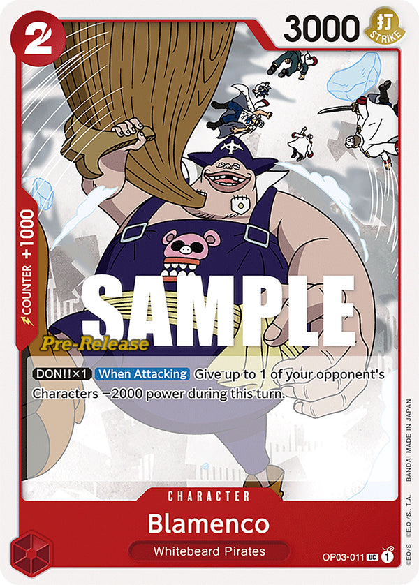 Blamenco [Pillars of Strength Pre-Release Cards] - Bandai