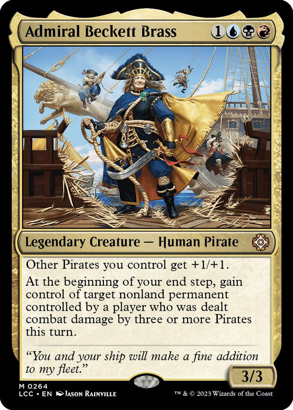 Admiral Beckett Brass [The Lost Caverns of Ixalan Commander] - Magic: The Gathering