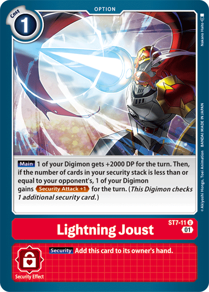 Lightning Joust [ST7-11] [Starter Deck: Gallantmon] - Digimon
