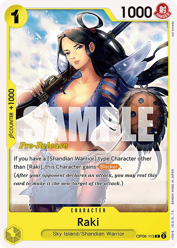 Raki [Wings of the Captain Pre-Release Cards]