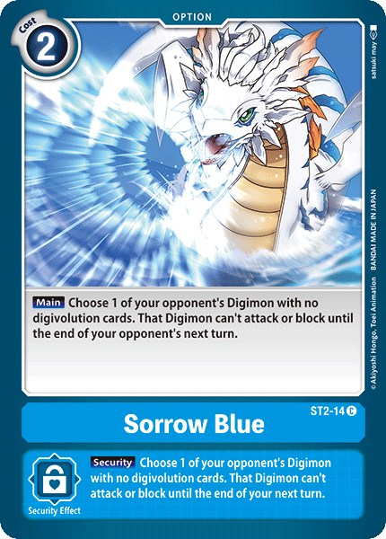 Sorrow Blue [ST2-14] [Starter Deck: Cocytus Blue] - Digimon