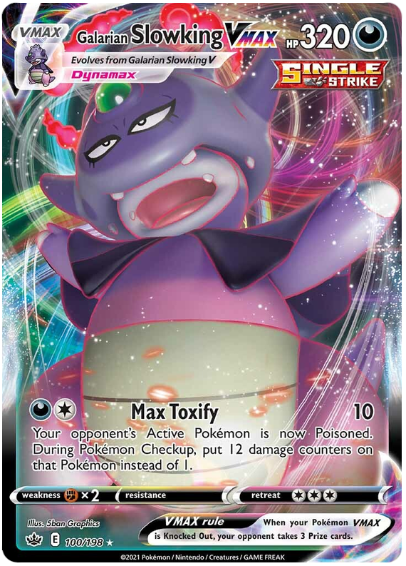 Galarian Slowking VMAX (100/198) [Sword & Shield: Chilling Reign] - Pokémon