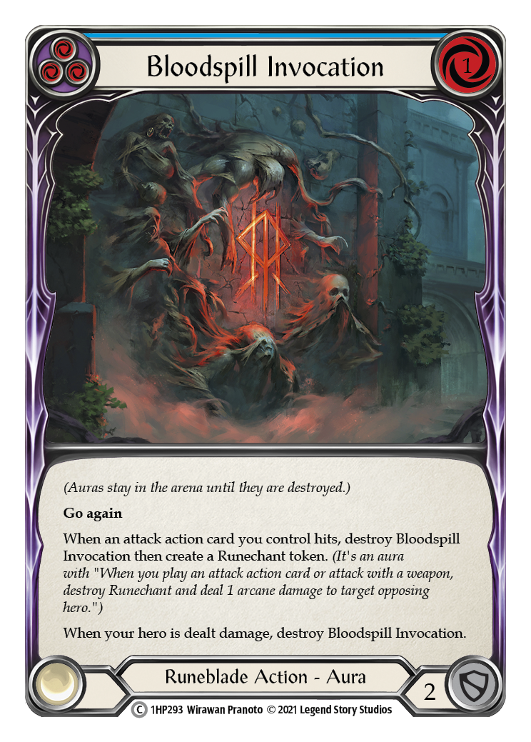 Bloodspill Invocation (Blue) [1HP293]