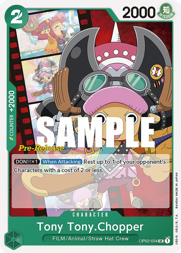 Tony Tony.Chopper [Paramount War Pre-Release Cards] - Bandai