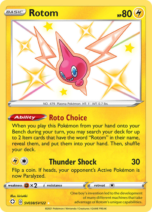 Rotom (SV038/SV122) [Sword & Shield: Shining Fates] - Pokémon