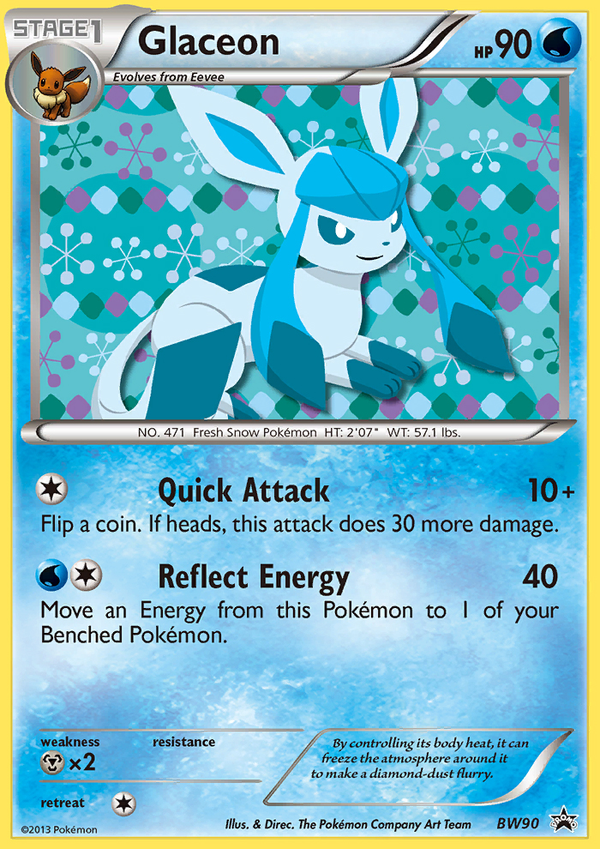 Glaceon (BW90) [Black & White: Black Star Promos] - Pokémon