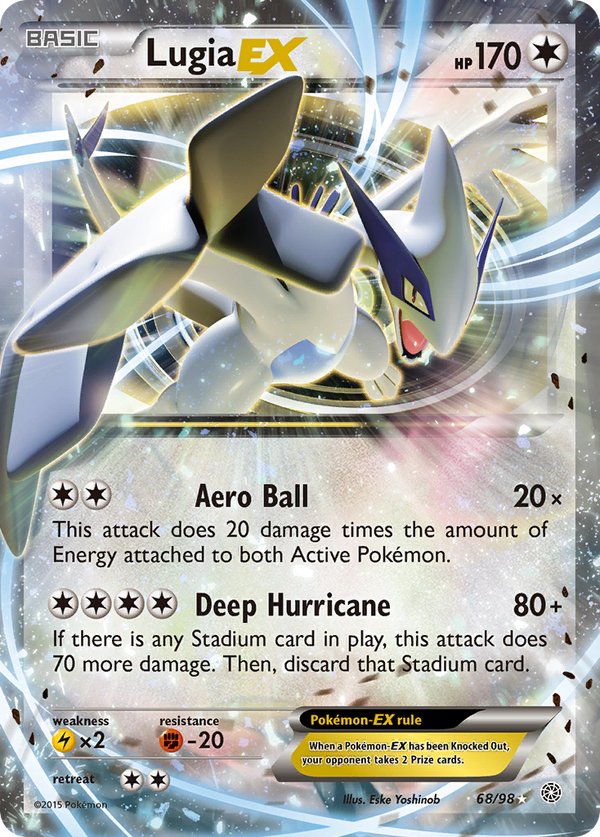 Lugia EX (68/98) [XY: Ancient Origins] - Pokémon
