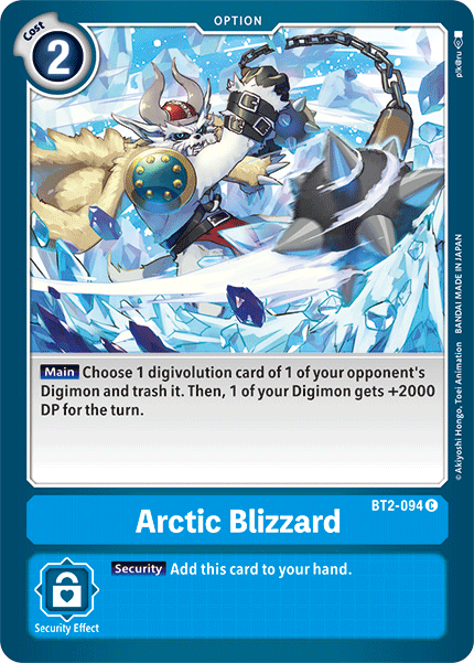 Arctic Blizzard [BT2-094] [Release Special Booster Ver.1.5] - Digimon