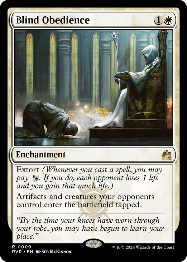 Blind Obedience [Ravnica Remastered] - Magic: The Gathering