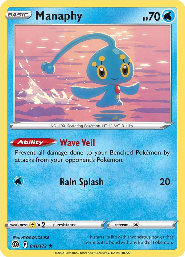 Manaphy (041/172) [Sword & Shield: Brilliant Stars] - Pokémon