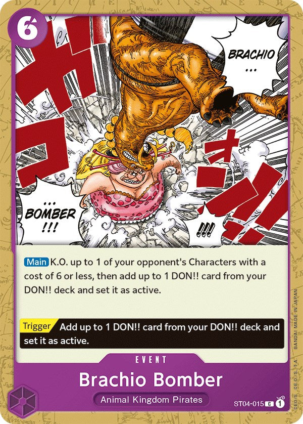 Brachio Bomber [Starter Deck: Animal Kingdom Pirates] - Bandai