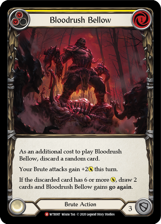 Bloodrush Bellow [U-WTR007] (Welcome to Rathe Unlimited)  Unlimited Normal - Flesh And Blood
