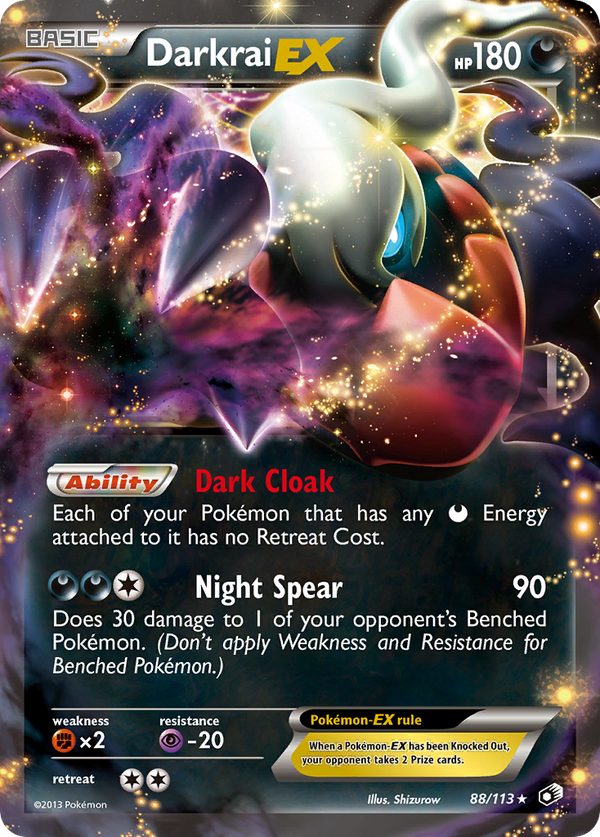 Darkrai EX (88/113) [Black & White: Legendary Treasures] - Pokémon