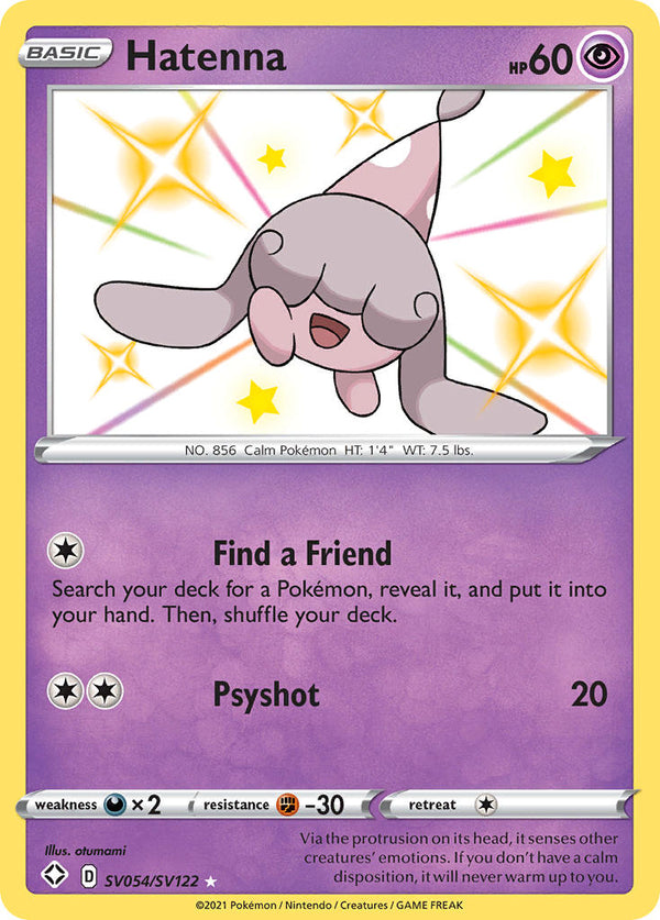 Hatenna (SV054/SV122) [Sword & Shield: Shining Fates] - Pokémon