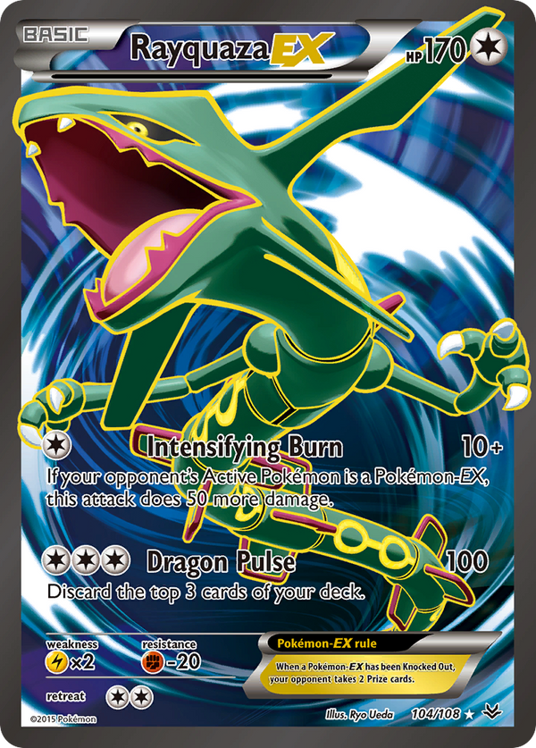 Rayquaza EX (104/108) [XY: Roaring Skies] - Pokémon
