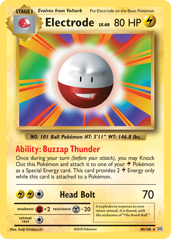 Electrode (40/108) [XY: Evolutions] - Pokémon