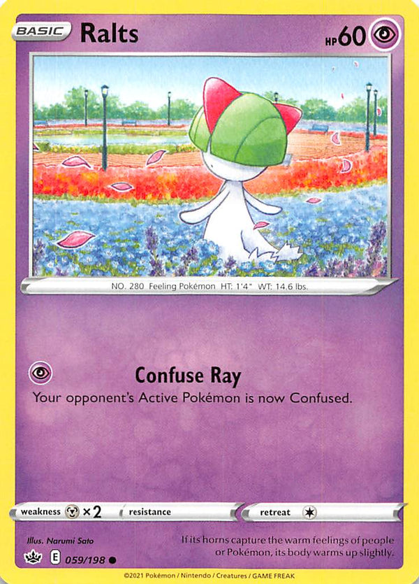 Ralts (059/198) [Sword & Shield: Chilling Reign] - Pokémon