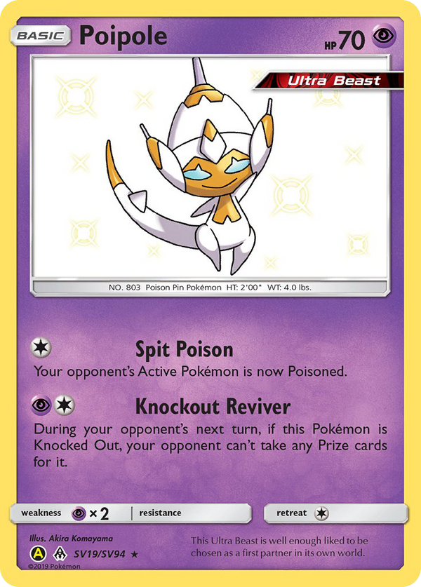 Poipole (SV19/SV94) [Sun & Moon: Hidden Fates - Shiny Vault] - Pokémon