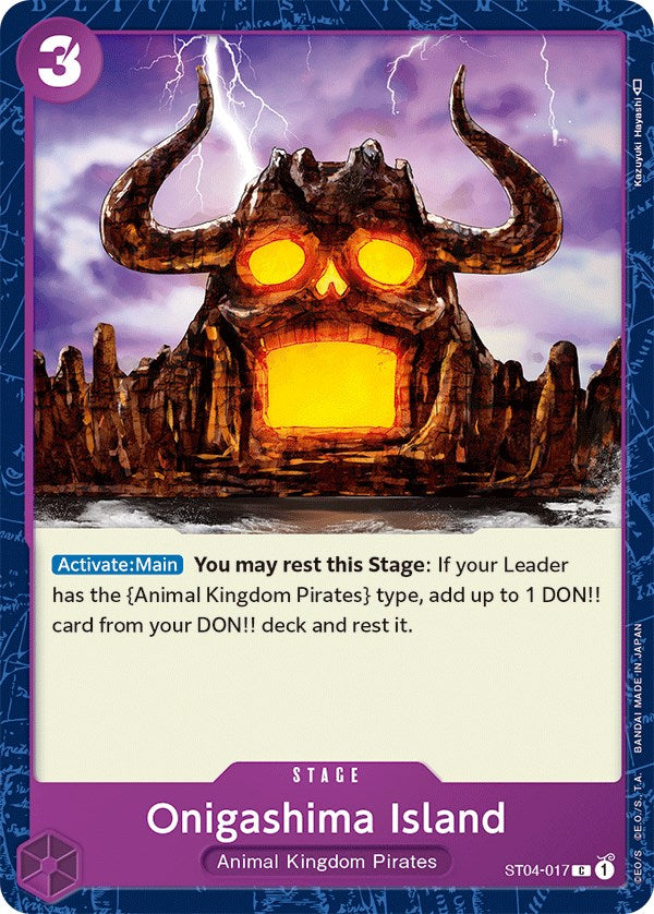 Onigashima Island [Starter Deck: Animal Kingdom Pirates] - Bandai