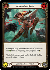 Adrenaline Rush (Blue) (Rainbow Foil) [U-MON265-RF] Unlimited Rainbow Foil - Flesh And Blood