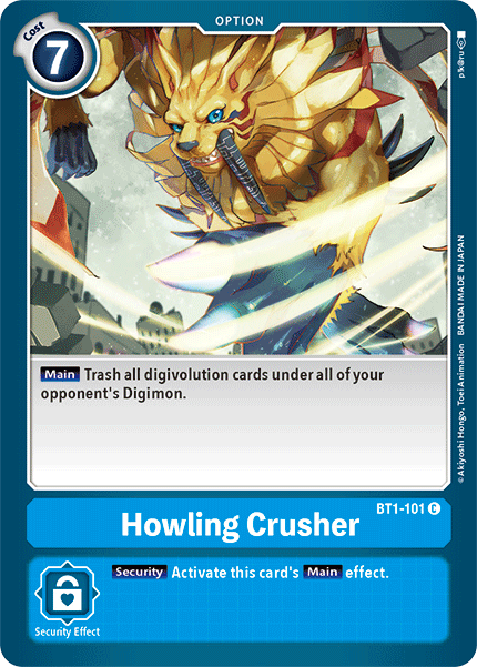 Howling Crusher [BT1-101] [Release Special Booster Ver.1.5] - Digimon