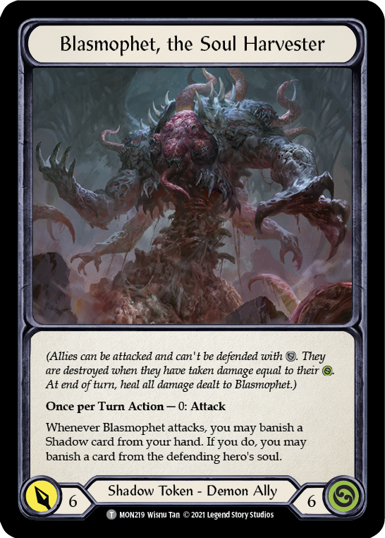 Blasmophet, the Soul Harvester // Ursur, the Soul Reaper [MON219 // MON220] 1st Edition Normal - Flesh And Blood