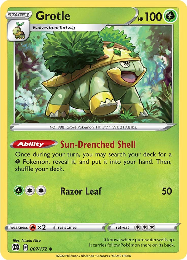 Grotle (007/172) [Sword & Shield: Brilliant Stars] - Pokémon