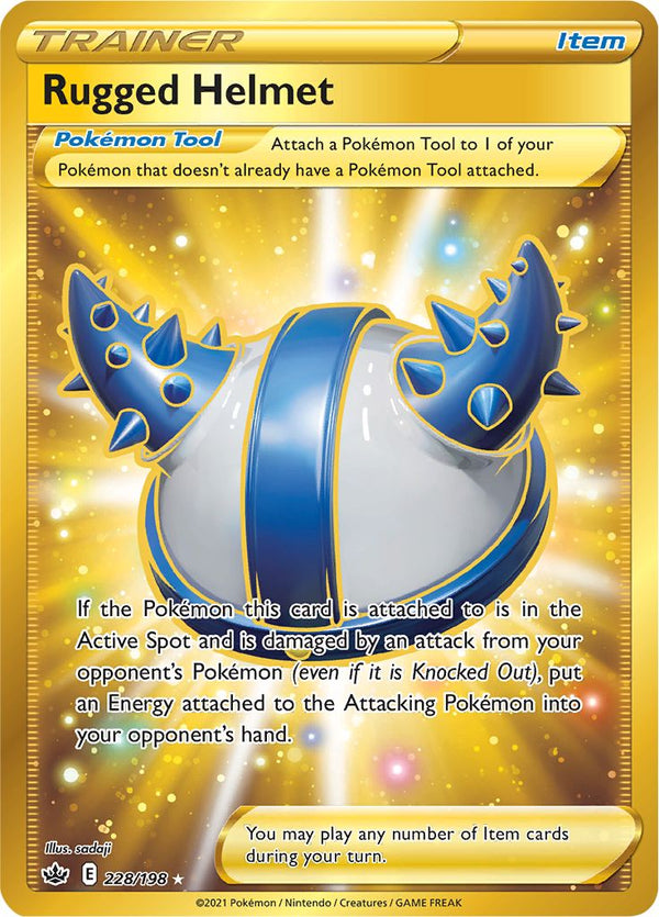 Rugged Helmet (228/198) [Sword & Shield: Chilling Reign] - Pokémon