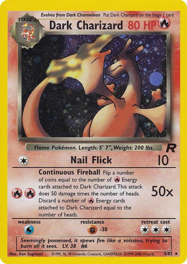 Dark Charizard (4/82) [Team Rocket Unlimited] - Pokémon