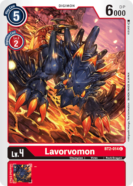 Lavorvomon [BT2-014] [Release Special Booster Ver.1.5] - Digimon