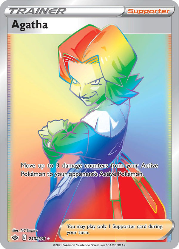 Agatha (210/198) [Sword & Shield: Chilling Reign] - Pokémon