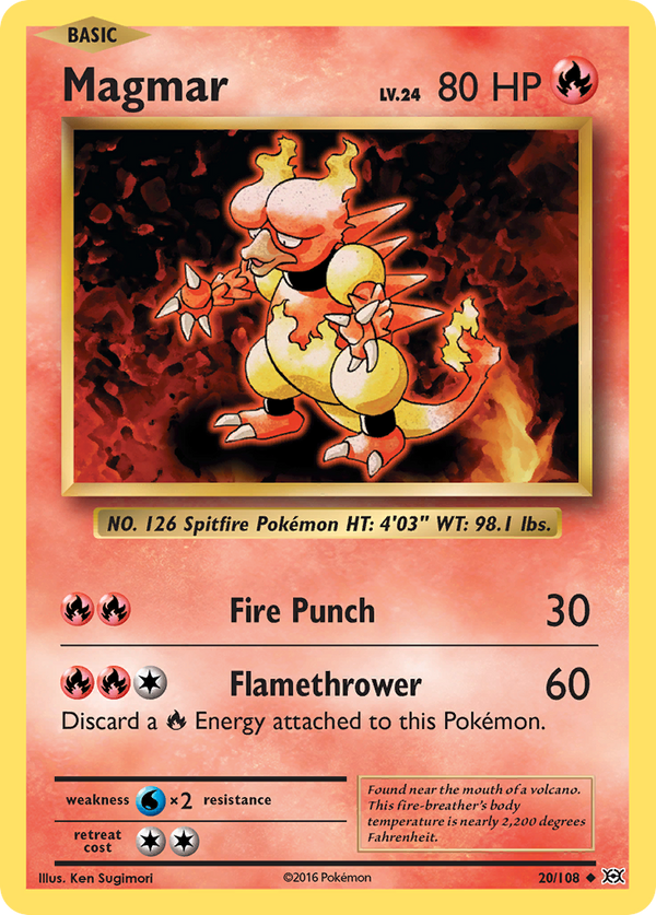 Magmar (20/108) [XY: Evolutions] - Pokémon