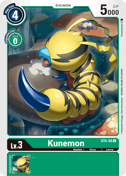 Kunemon [ST4-05] [Starter Deck: Giga Green] - Digimon