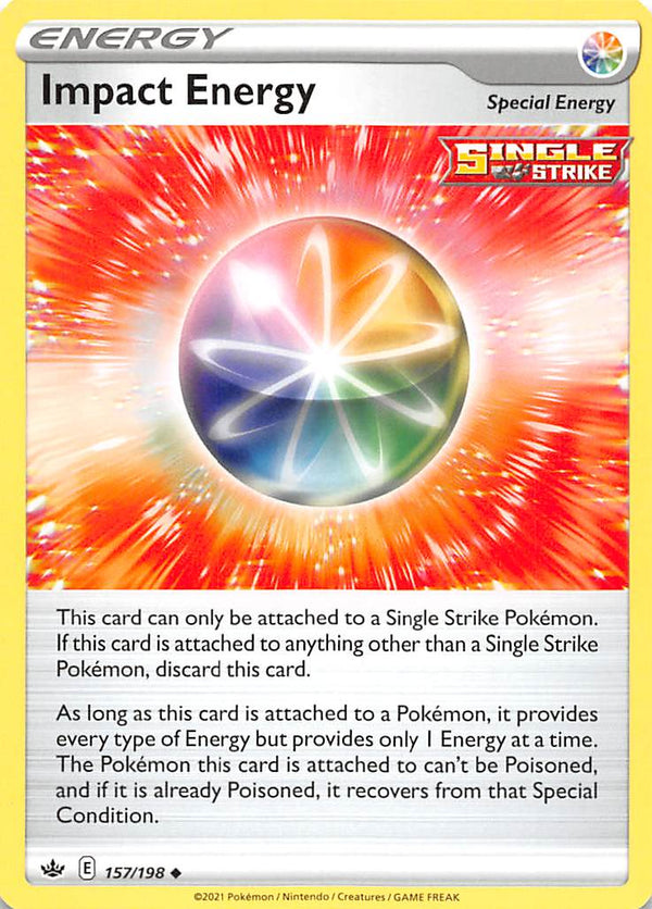 Impact Energy (157/198) [Sword & Shield: Chilling Reign] - Pokémon