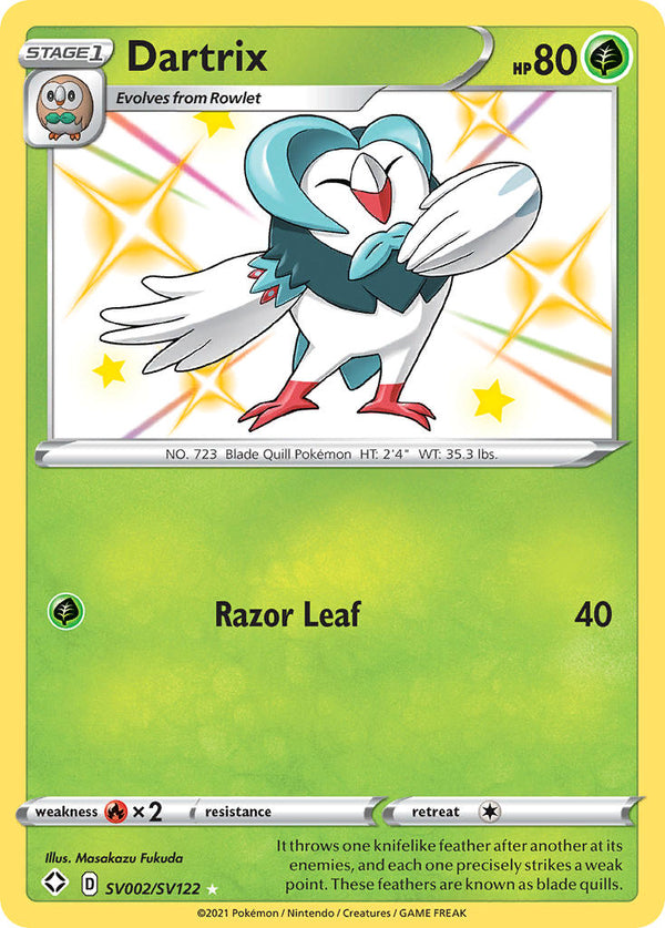 Dartrix (SV002/SV122) [Sword & Shield: Shining Fates] - Pokémon