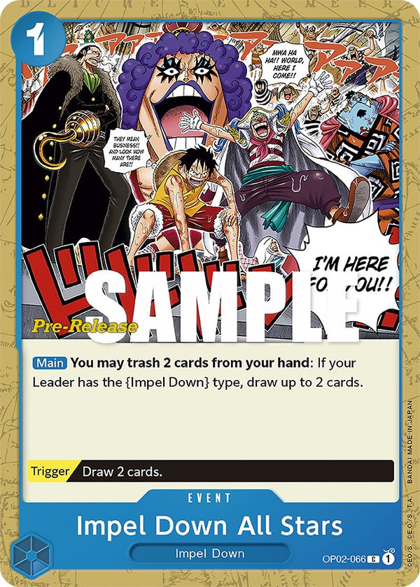 Impel Down All Stars [Paramount War Pre-Release Cards] - Bandai