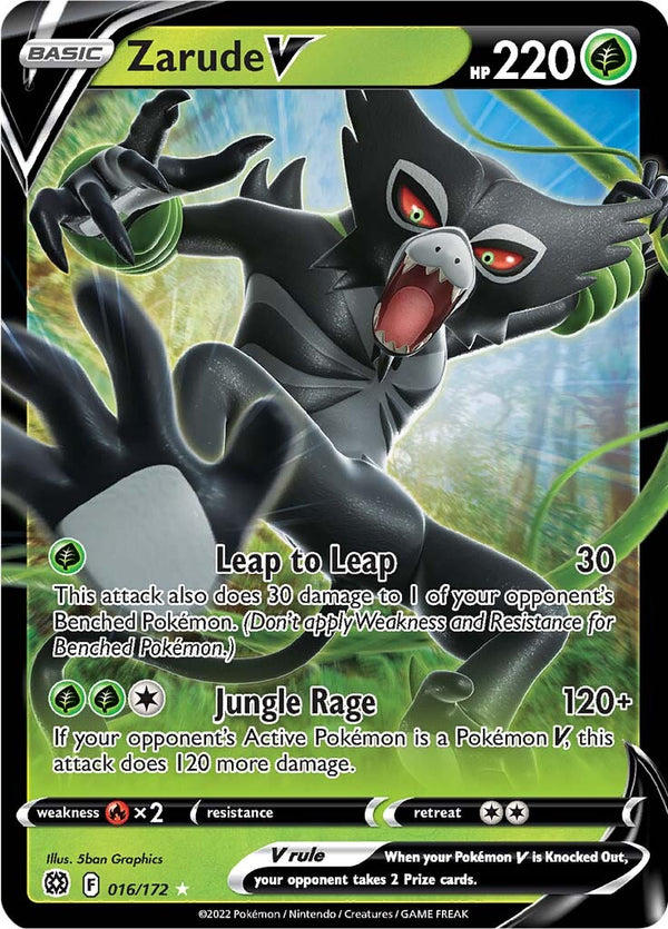 Zarude V (016/172) [Sword & Shield: Brilliant Stars] - Pokémon